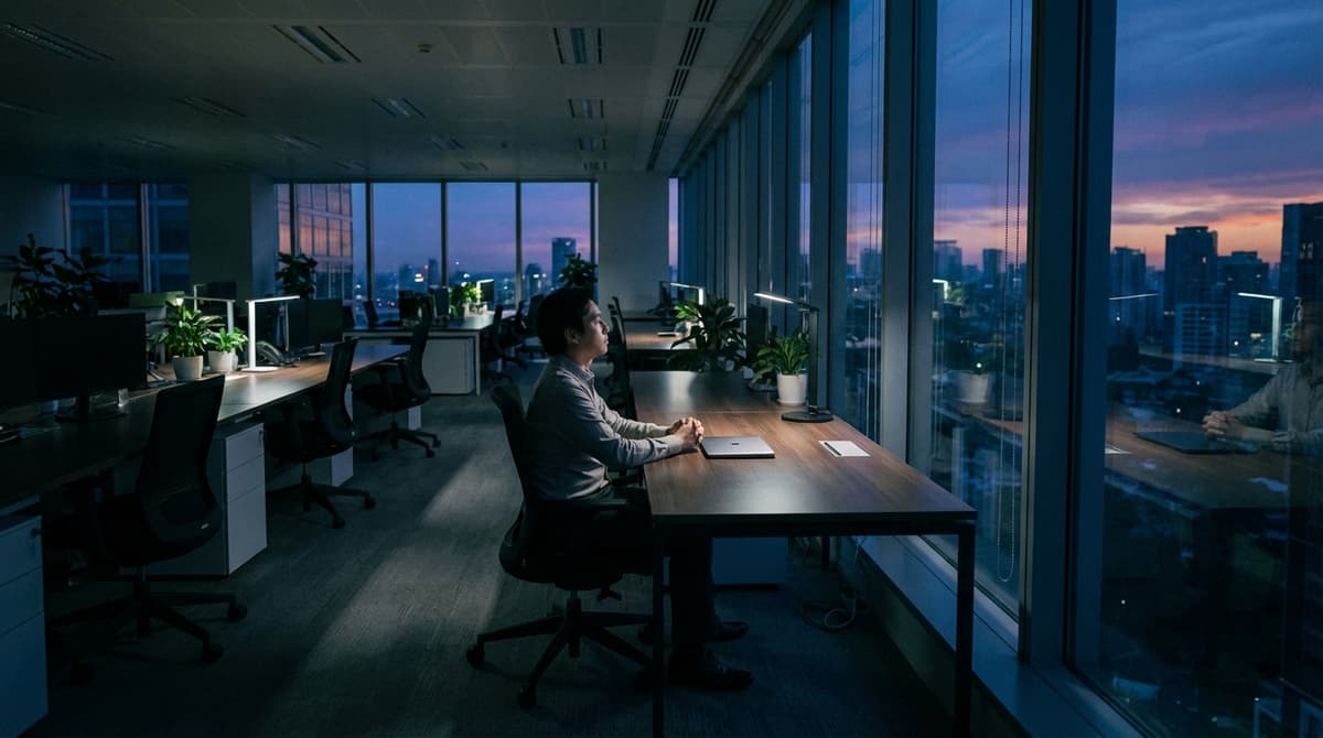 Der Burnout kommt nicht vom zu harten Arbeiten — er kommt vom Arbeiten gegen deine Werte