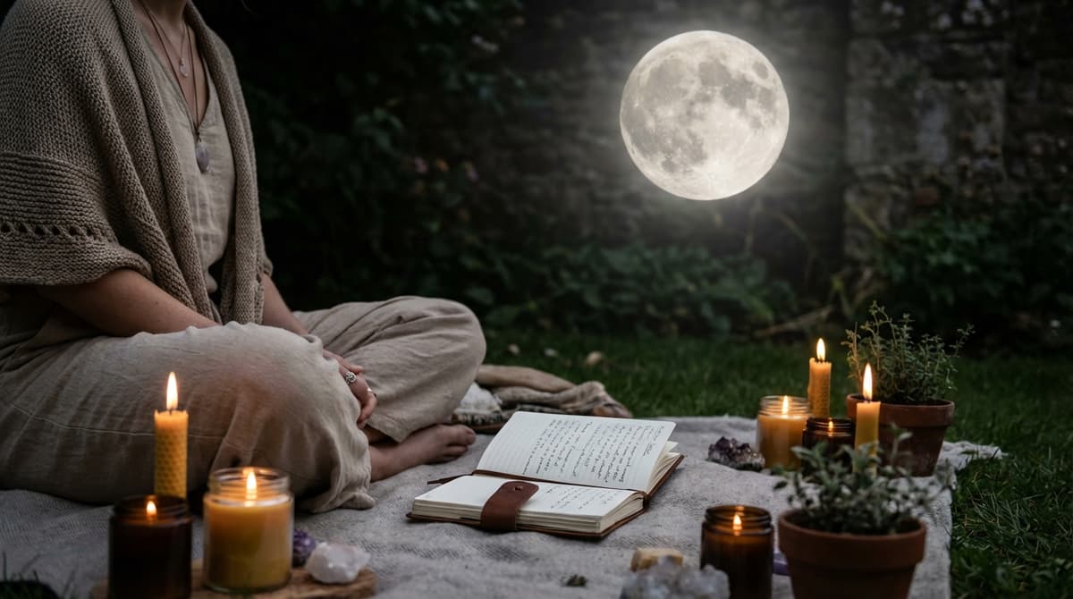 Mond-Manifestation: Ritual, Placebo oder zirkadiane Wissenschaft? Was 40.000 Jahre Mondpraxis wirklich mit deinem Gehirn machen